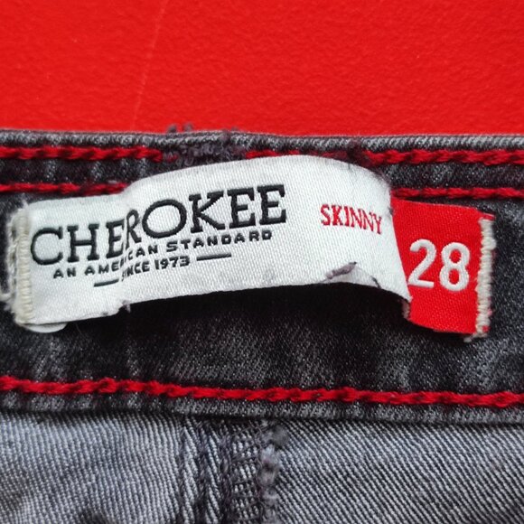 Cherokee jeans distressed grey men's size 28 - Picture 6 of 9